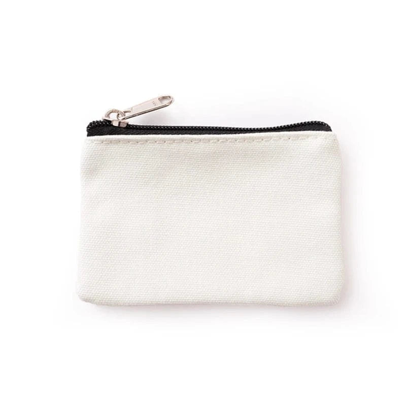 PLAIN CANVAS COIN POUCH