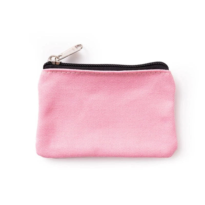 PLAIN CANVAS COIN POUCH