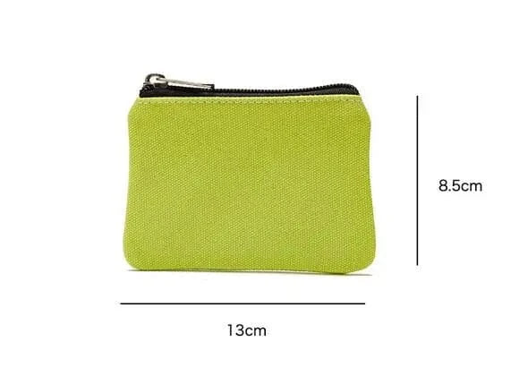 PLAIN CANVAS COIN POUCH