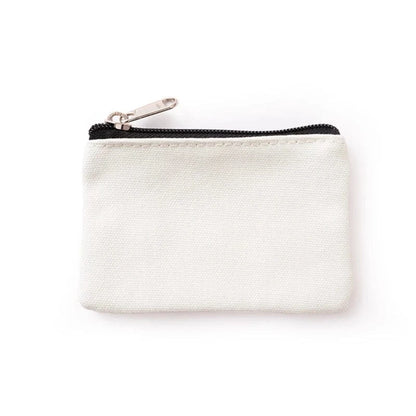 PLAIN CANVAS COIN POUCH