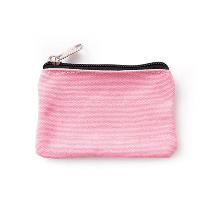 PLAIN CANVAS COIN POUCH