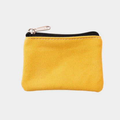 PLAIN CANVAS COIN POUCH