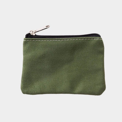 PLAIN CANVAS COIN POUCH
