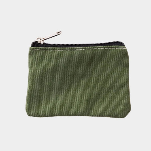 PLAIN CANVAS COIN POUCH